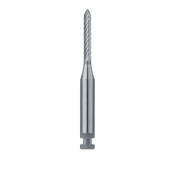Trimming & Finishing Carbide Bur, Fine, Bevel Tip, 1.2mm Ø, RA - HM244-012-RA - Avtec Dental