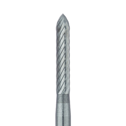 Trimming & Finishing Carbide Bur, Fine, Bevel Tip, 1.4mm Ø, FG - HM244-014-FG - Avtec Dental