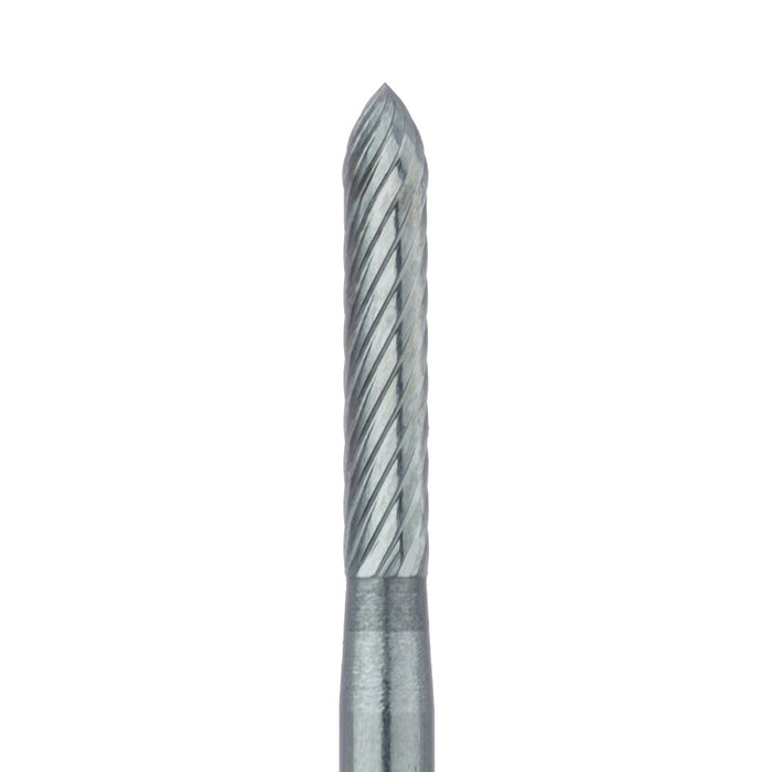 Trimming & Finishing Carbide Bur, Fine, Bevel Tip, 1.4mm Ø, FG - HM244-014-FG - Avtec Dental