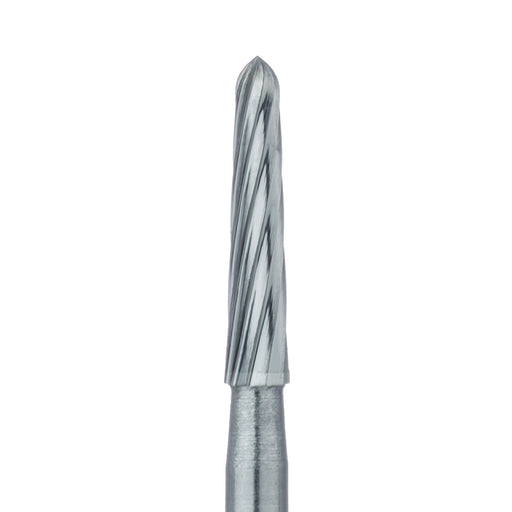 Trimming & Finishing Carbide Bur, Fine, Torpedo Tapered, 1.6mm Ø, FG - HM244K-016-FG - Avtec Dental