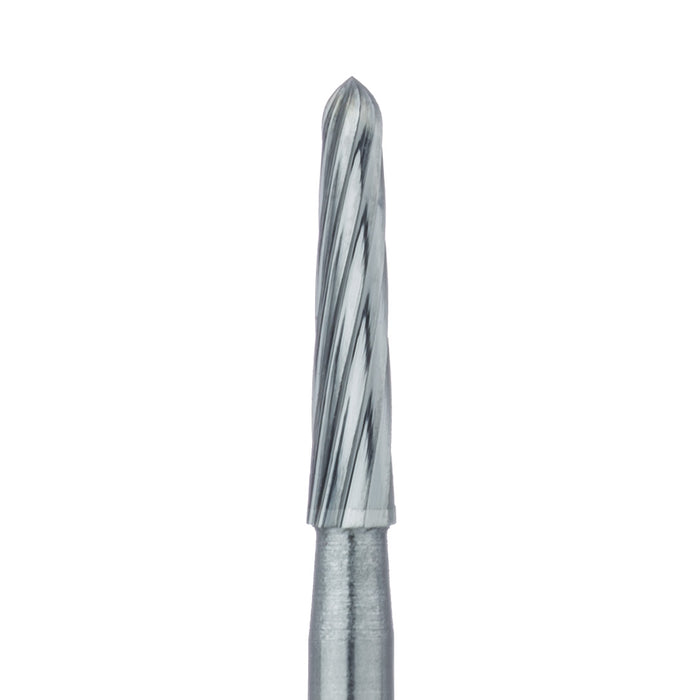 Trimming & Finishing Carbide Bur, Fine, Torpedo Tapered, 1.6mm Ø, FG - HM244K-016-FG - Avtec Dental