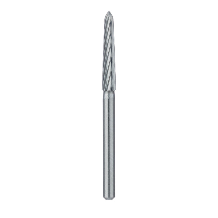 Trimming & Finishing Carbide Bur, Fine, Torpedo Tapered, 1.8mm Ø, FG - HM245K-018-FG - Avtec Dental