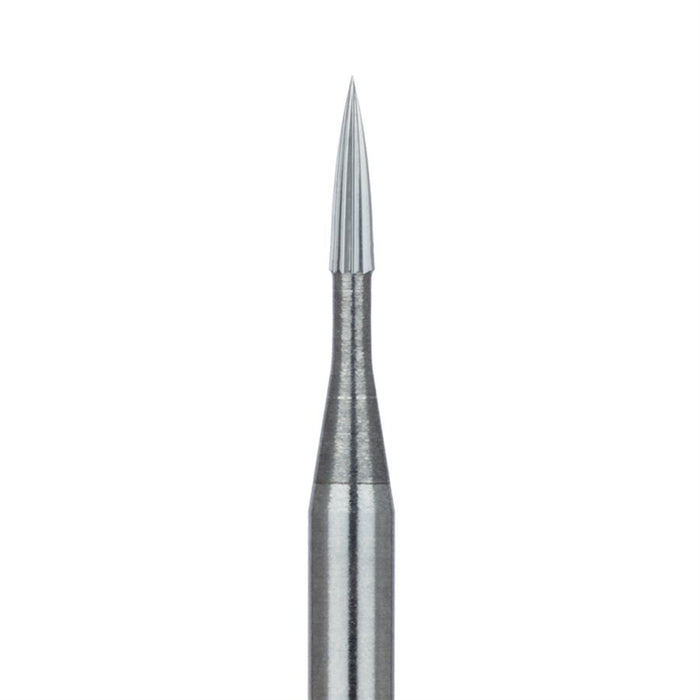 Trimming & Finishing Carbide Bur, Fine, Flame, 0.8mm Ø, FG - HM246-008-FG - Avtec Dental
