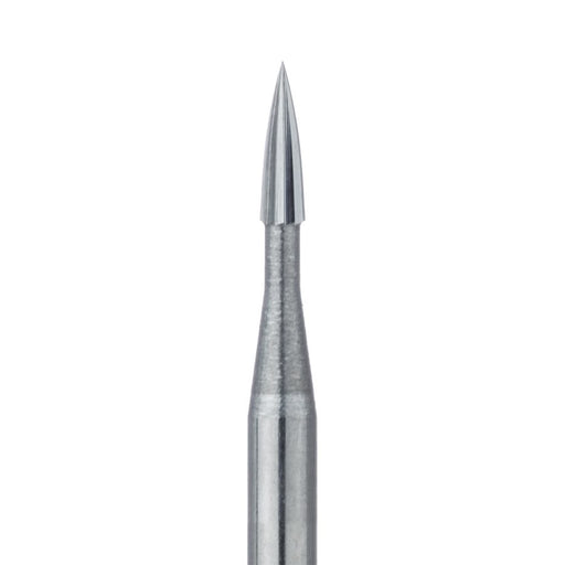 Trimming & Finishing Carbide Bur, Fine, Small Flame, US#7902, 1mm Ø, FG - HM246-010-FG - Avtec Dental