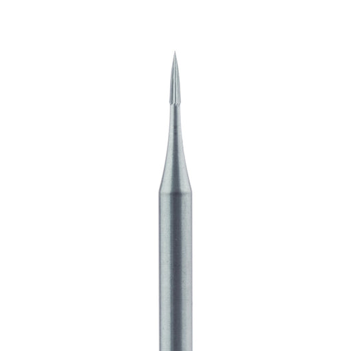 Trimming & Finishing Carbide Bur, Fine, Flame, 0.8mm Ø, HP - HM246-008-HP - Avtec Dental