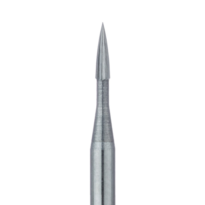 Trimming & Finishing Carbide Bur, Fine, Small Flame, US#7901, 0.9mm Ø, FG - HM246-009-FG - Avtec Dental