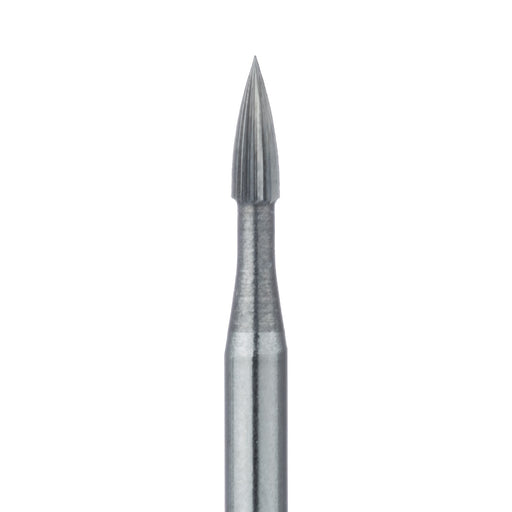 Trimming & Finishing Carbide Bur, Fine, Small Flame, US#7903, 1.2mm Ø, FG - HM246-012-FG - Avtec Dental