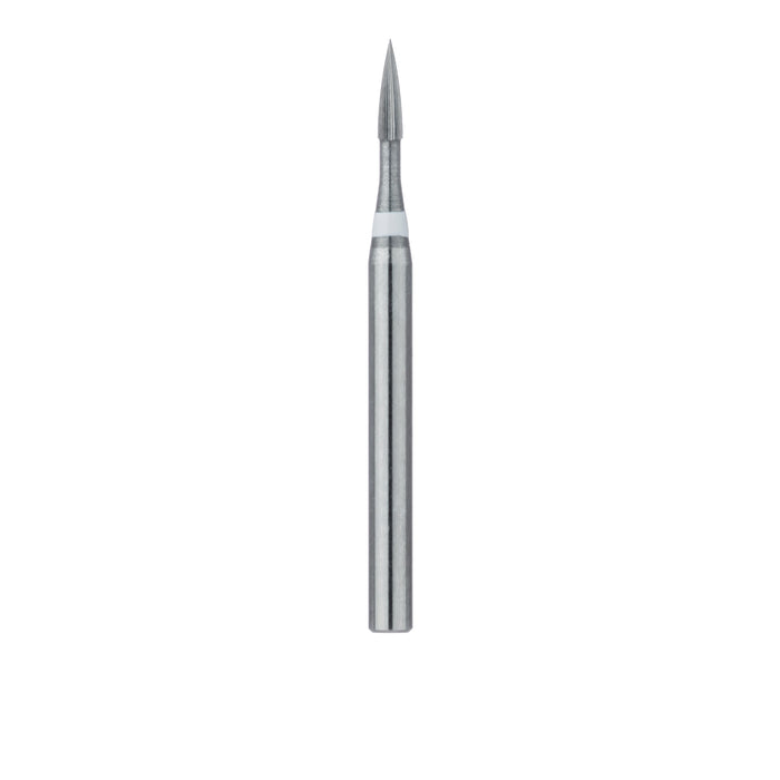 Trimming & Finishing Carbide Bur, Ultra Fine, Small Flame, 0.9mm Ø, FG - HM246U-009-FG - Avtec Dental