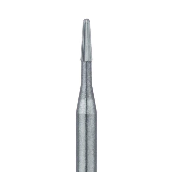 Trimming & Finishing Carbide Bur, Fine, Round End Taper, US#7801, 0.9mm Ø, FG - HM247-009-FG - Avtec Dental