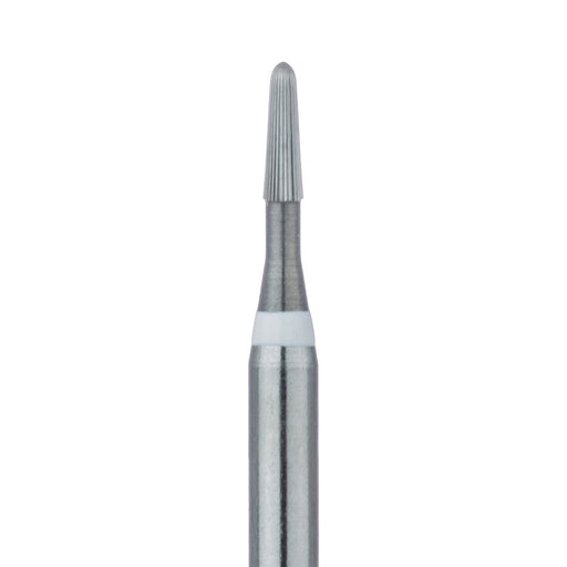 Trimming & Finishing Carbide Bur, Ultra Fine (30 flute), Round End Taper, US#OC2U, 0.9mm Ø, FG - HM247U-009-FG - Avtec Dental