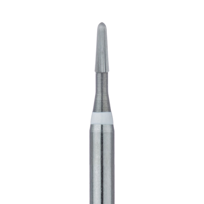 Trimming & Finishing Carbide Bur, Ultra Fine (30 flute), Round End Taper, US#OC2U, 0.9mm Ø, FG - HM247U-009-FG - Avtec Dental
