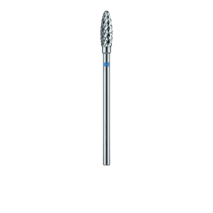 Carbide Cutter, Medium, Cross Cut, Round End, Acrylic, Taper, 4mm Ø, HP - HM250GX-040-HP - Avtec Dental