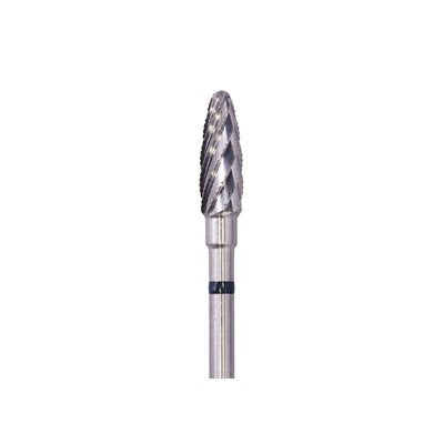Carbide Cutter, Super Coarse, Round End, Special toothing for titanium, 4.0mm, HP - HM250ST-040-HP - Avtec Dental