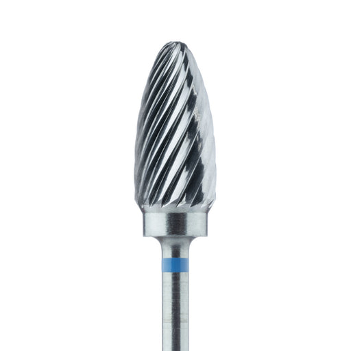 Carbide Cutter, Medium, Round End, Acrylic, Taper, 7mm Ø, HP - HM251-070-HP - Avtec Dental