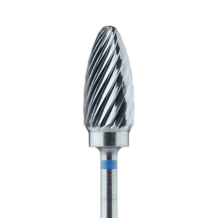 Carbide Cutter, Medium, Round End, Acrylic, Taper, 7mm Ø, HP - HM251-070-HP - Avtec Dental