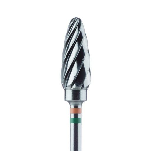 Carbide Cutter, Coarse, Faceted Toothing with Cross Cut, Lab Carbide Cutter, 6mm Ø, HP - HM251GF-060-HP - Avtec Dental