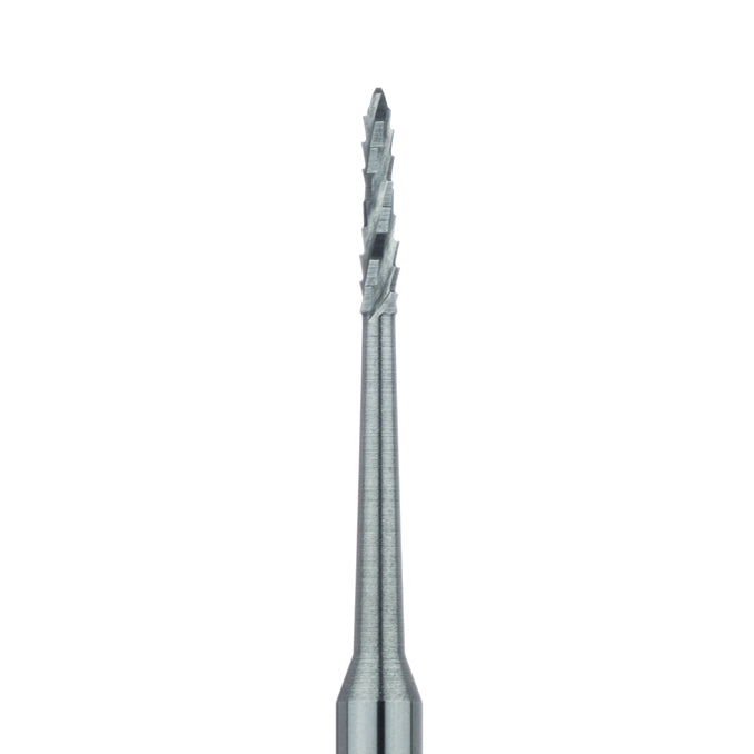 Surgical Carbide Bur, Special Fluting, 1.2mm Ø, HP -HM254-012-HP - Avtec Dental