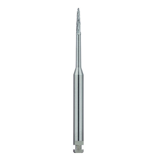 Surgical Carbide Bur, Special Fluting, 1.2mm Ø, RAL - HM254E-012-RAL - Avtec Dental