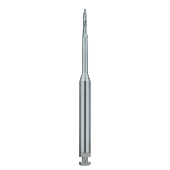 Surgical Carbide Bur, Special Fluting, 1.2mm Ø, RAL - HM254E-012-RAL - Avtec Dental