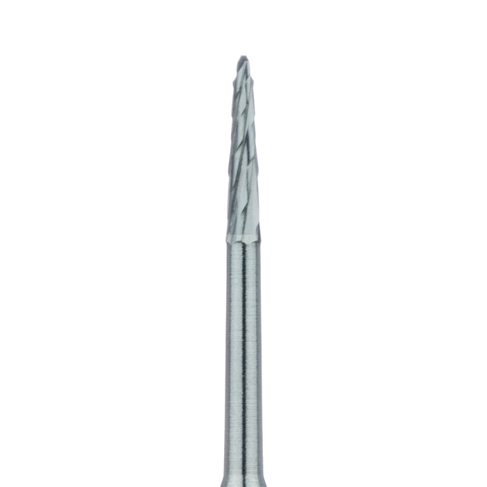 Surgical Carbide Bur, Special Fluting, 1.2mm Ø, RAL - HM254E-012-RAL - Avtec Dental