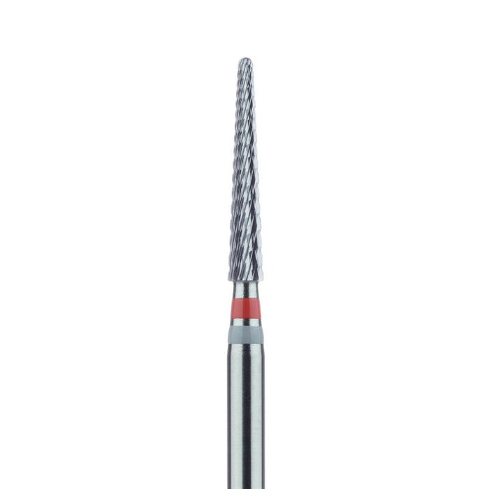 Carbide Cutter, Fine, Special toothing for PEEK, Round End Taper, 2.3mm Ø, HP - HM261PX-023-HP - Avtec Dental