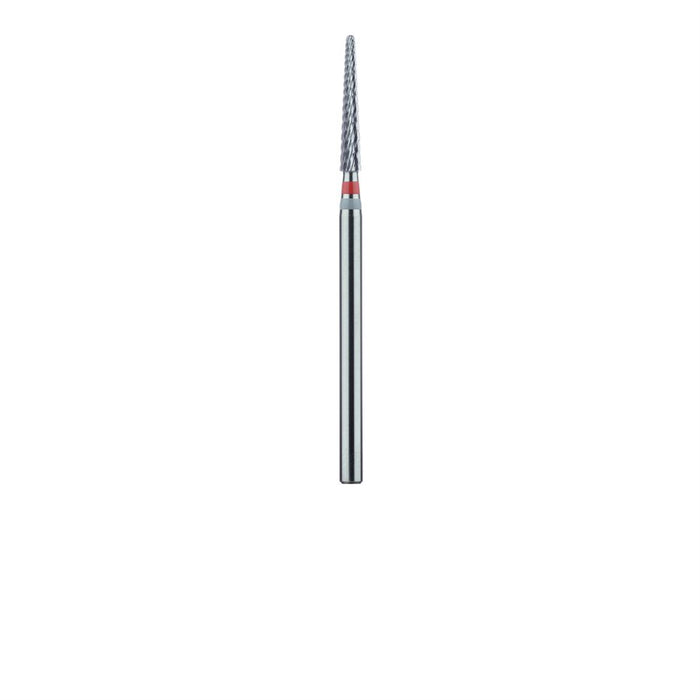 Carbide Cutter, Fine, Special toothing for PEEK, Round End Taper, 2.3mm Ø, HP - HM261PX-023-HP - Avtec Dental