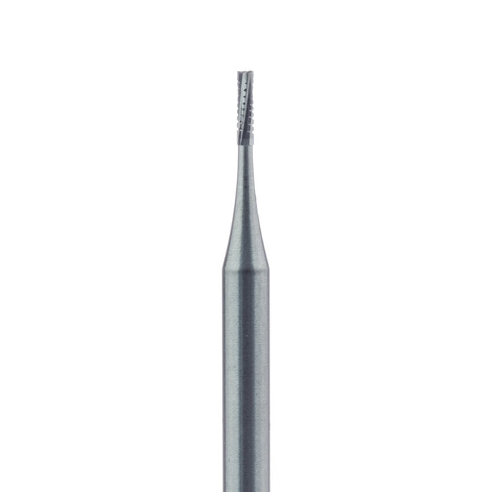 Operative Carbide Bur, Straight Cross Cut Fissure, US #555, 0.8mm Ø, HP - HM31-008-HP - Avtec Dental
