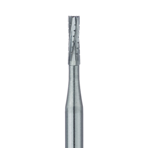 Operative Carbide Bur, Straight Cross Cut Fissure, US #557, 1mm Ø, SS - HM31-010-SS - Avtec Dental