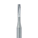 Operative Carbide Bur, Straight Cross Cut Fissure, US #557, 1mm Ø, SU - HM31-010-SU - Avtec Dental