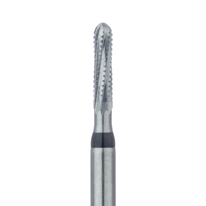Carbide Bur Specialty, Amalgam Removal, Round End Cross Cut Fissure, 1.2mm Ø, FG - HM31A-012-FG - Avtec Dental
