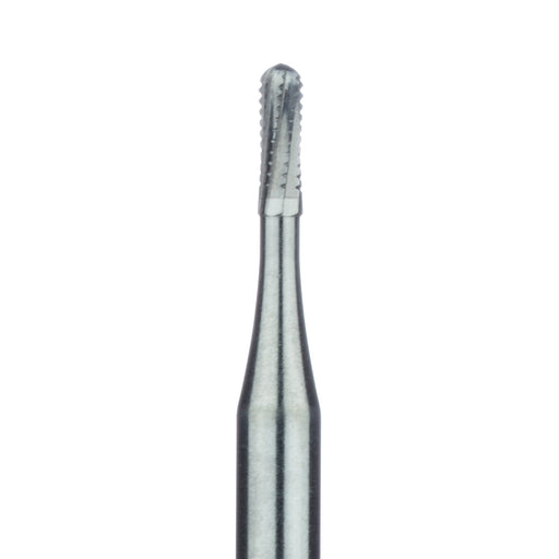 Carbide Bur Specialty, Crown Removal, Round End Cross Cut Fissure, 1.2mm Ø, RA - HM31C-012-RA - Avtec Dental