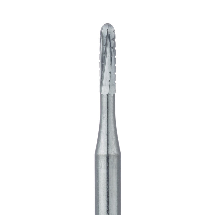 Operative Carbide Bur, Round End Cylinder Cross Cut, US#1557, 1mm Ø, FG - HM31R-010-FG - Avtec Dental