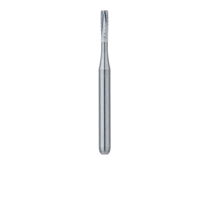 Operative Carbide Bur, Straight Cross Cut Fissure, Super Sharp, US#S557, 1mm Ø, FG - HM31S-010-FG - Avtec Dental