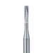 Operative Carbide Bur, Straight Cross Cut Fissure, Super Sharp, US#S557, 1mm Ø, FG - HM31S-010-FG - Avtec Dental