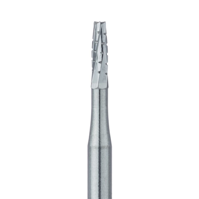 Operative Carbide Bur, Tapered Fissure Cross Cut, US#701, 1.2mm Ø, FG - HM33-012-FG - Avtec Dental