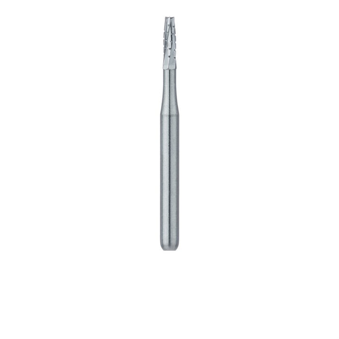 Operative Carbide Bur, Tapered Fissure Cross Cut, US#701, 1.2mm Ø, FG - HM33-012-FG - Avtec Dental