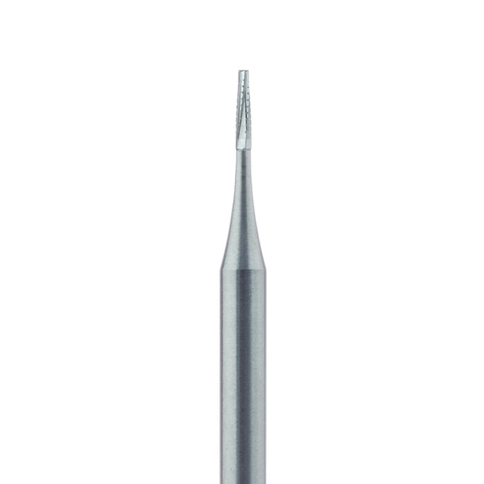 Operative Carbide Bur, Tapered Fissure Cross Cut, US#698, 0.8mm Ø, HP - HM33-008-HP - Avtec Dental