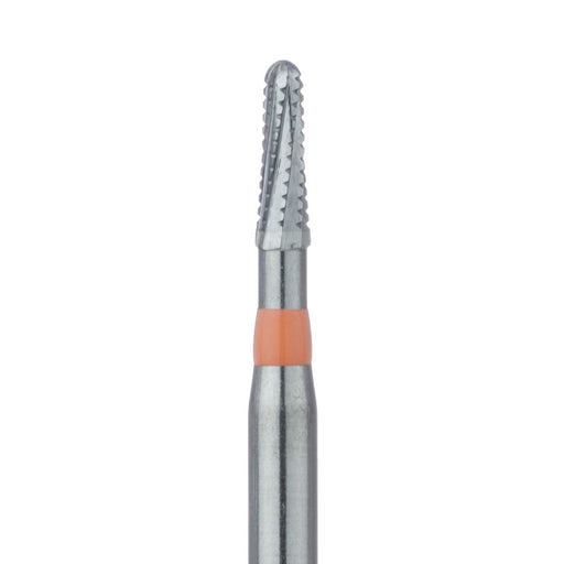 Carbide Bur Speciality, Crown Cutter, Round End Tapered Cross Cut, 1.2mm Ø, FG - HM33C-012-FG - Avtec Dental