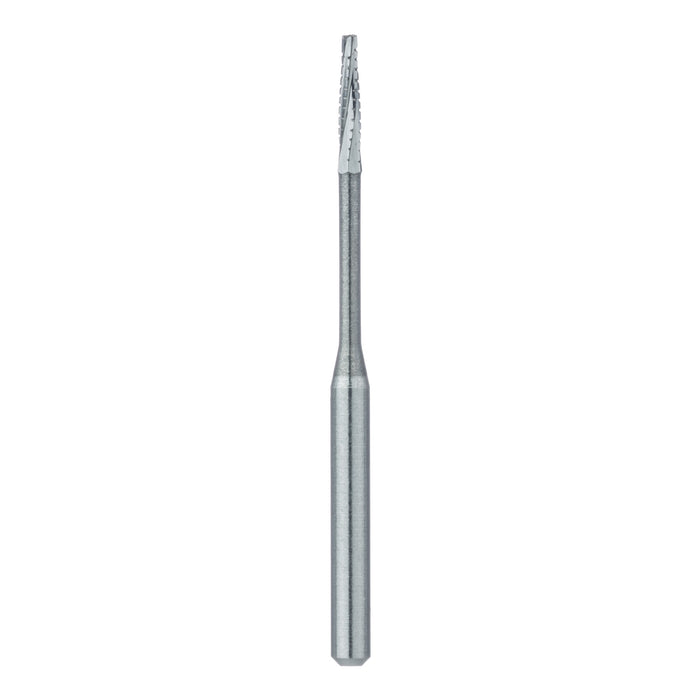 Surgical Carbide Bur, Tapered Fissure Cross Cut, US#700XXL, 1mm Ø, SU - HM33IL-010-SU - Avtec Dental