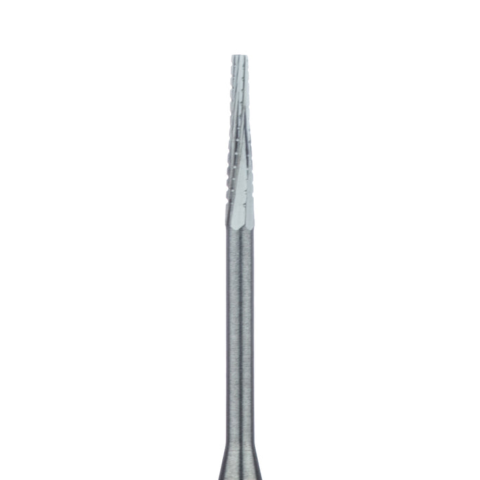 Surgical Carbide Bur, Tapered Fissure Cross Cut, US#700XXL, 1mm Ø, SU - HM33IL-010-SU - Avtec Dental
