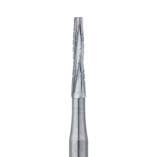 Operative Carbide Bur, Long Tapered Fissure Cross Cut, US#701L, 1.2mm Ø, FGL - HM33L-012-FGL - Avtec Dental