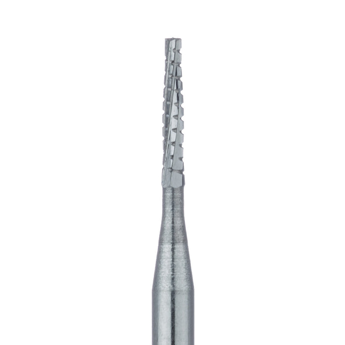 Operative Carbide Bur, Long Tapered Fissure Cross Cut, US#699L, 0.9mm Ø, FGL - HM33L-009-FGL - Avtec Dental
