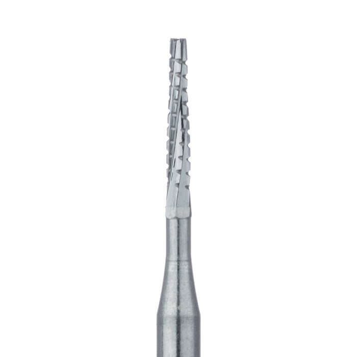 Operative Carbide Bur, Long Tapered Fissure Cross Cut, US#700L, 1mm Ø, SU - HM33L-010-SU - Avtec Dental