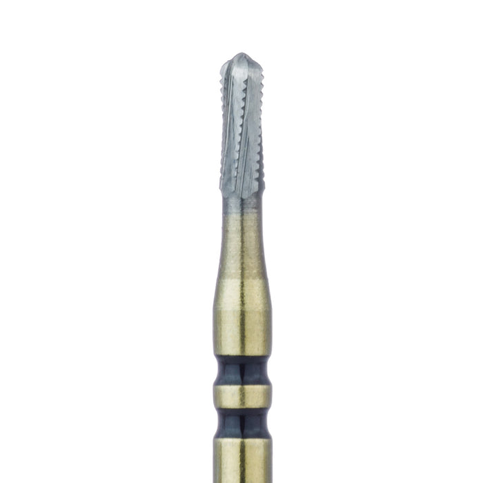 Crown Cutting Carbide Bur, Round End Cylinder, 1.2mm Ø, Working Length 3.6mm, FG - HMG35RS-012-FG - Avtec Dental