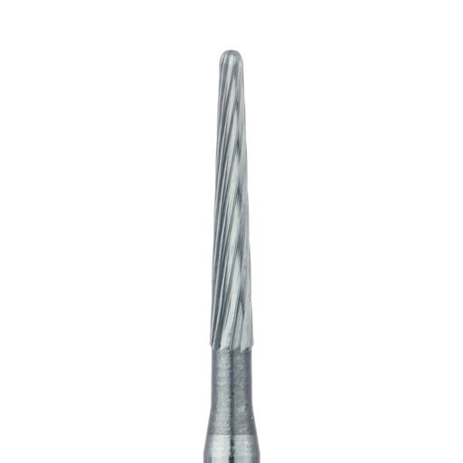 Trimming & Finishing Carbide Bur, Fine, Round End Taper, US#7653, 1.2mm Ø, FG - HM375R-012-FG - Avtec Dental