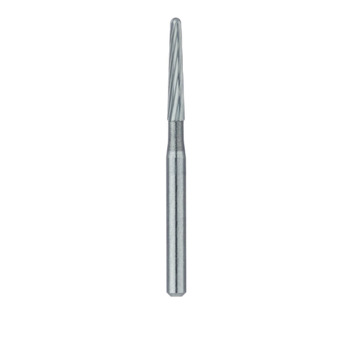 Trimming & Finishing Carbide Bur, Fine, Round End Taper, US#7664, 1.4mm Ø, FG - HM375R-014-FG - Avtec Dental