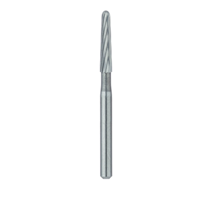 Trimming & Finishing Carbide Bur, Fine, Round End Taper, US#7675, 1.6mm Ø, FG - HM375R-016-FG - Avtec Dental