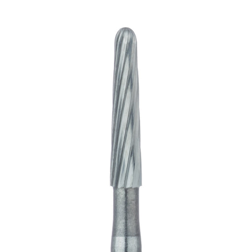 Trimming & Finishing Carbide Bur, Fine, Round End Taper, US#7675, 1.6mm Ø, FG - HM375R-016-FG - Avtec Dental