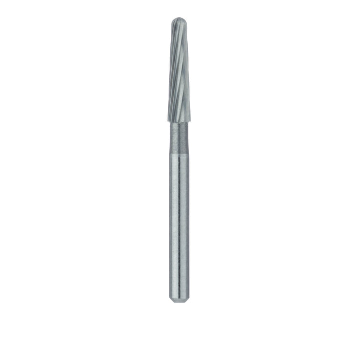 Trimming & Finishing Carbide Bur, Fine, Round End Taper, US#7686, 1.8mm Ø, FG - HM375R-018-FG - Avtec Dental