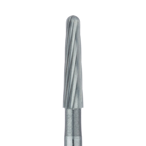 Trimming & Finishing Carbide Bur, Fine, Round End Taper, US#7686, 1.8mm Ø, FG - HM375R-018-FG - Avtec Dental